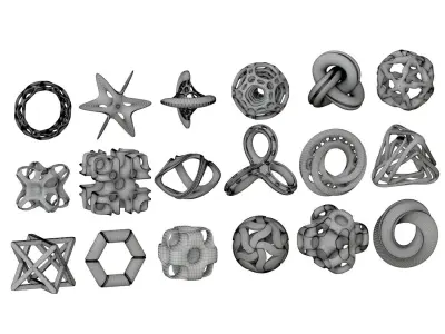 Decor set 02 3D model