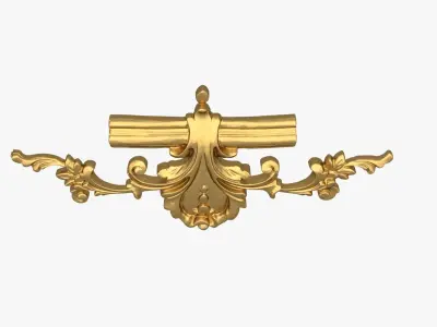 Classic decor ornament 230 3D model