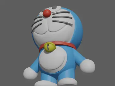 Simply Doraemon Free 3D print model