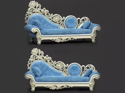 Decorative sofa 3D model