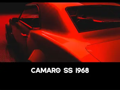 Chevrolet Camaro SS 1968 3D model