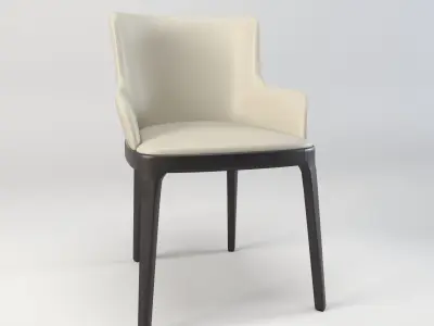 Italia chair - Italia magda - restaurant chair - armchair  Low-poly 3D model