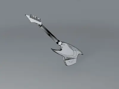 JBD400 guitar Free 3D model