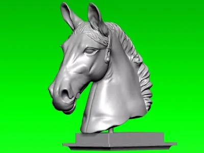 Horse statue - room decoration - 3D print 3D print model