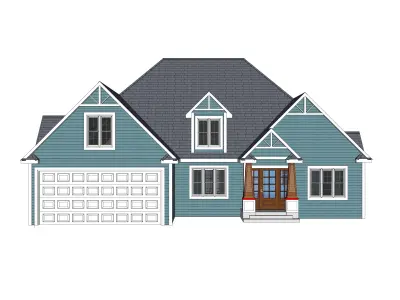 Mediterranean Style House-07 -Archimple LLC 3D model