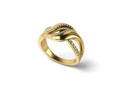 Three RAWS Ring 3D print model