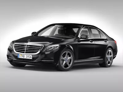 Mercedes Benz S Class 2014 3D model