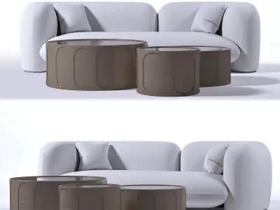 Freeform Sofa 3D model
