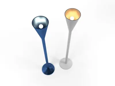 Floor Lamps Luminator FontanaArte 3D model
