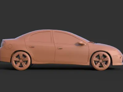 Dodge Neon SRT-4 2003 3D print model