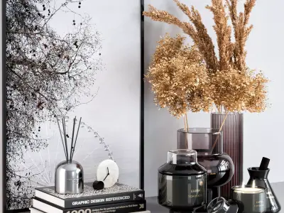 Decorative set 09 S 3D model