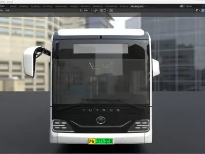yutong U10 3dbus  3D model