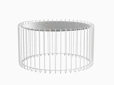 Wire Coffee Table 01 3D model