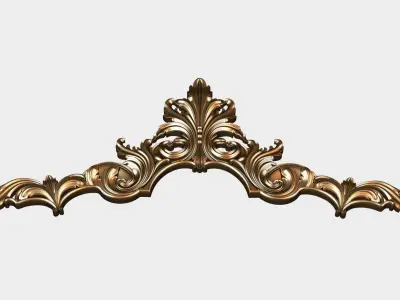 Carved decor for cnc 59 3D model