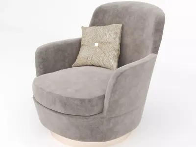 Luxury Single Luxy Armchair 3D model