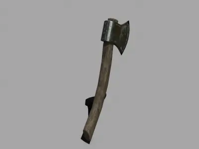 Axe 1 Low-poly 3D model