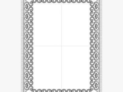 Surya becklin rectangular wall mirror 3D model