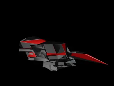 Allien Battleship 3D model