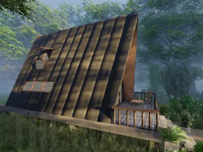 A - Frame tiny house   3D model