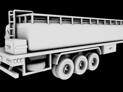 TANK TRUCK  3D print model