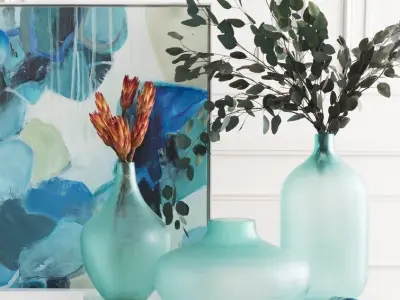 Pettengill Handmade Glass Table Vase Free 3D model