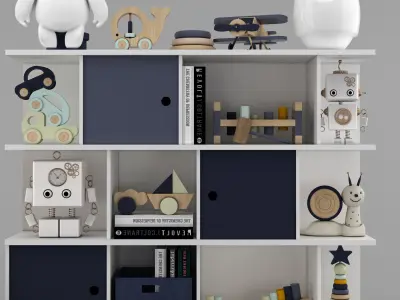 toys and furniture set  3D model