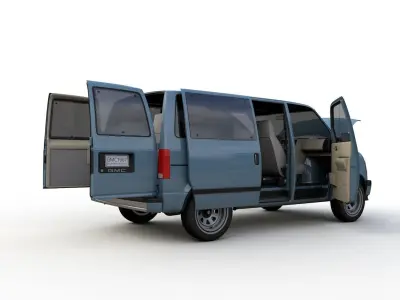 GMC Safari Van 1987 3D model