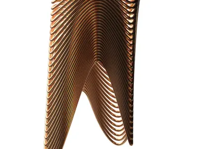 Parametric chandelier 3D model