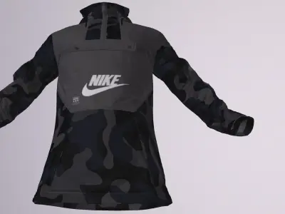 NIKE LAB JACKET PBR Low-poly 3D model