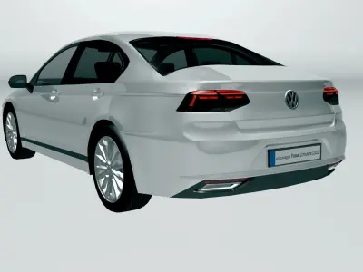 volkswagen passat limousine 2020  3D model