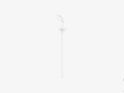 Shower - Hand - Luxury - XY Orli Low-poly 3D model