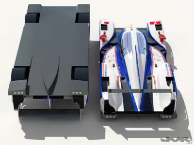Toyota TS030 LeMans 2012 3D model