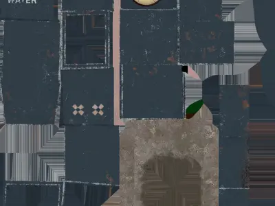 Tire air pump  Free low-poly 3D model