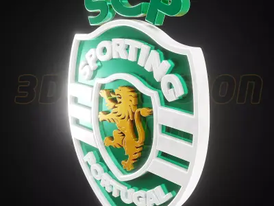 Sporting Clube De Portugal logo - Cinematic - 3D print 3D model