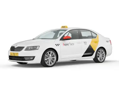 Taxi Car 3D model