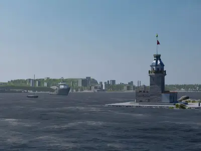 Maidens Tower 3D model