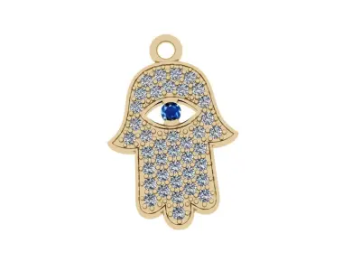 Hamsa Pendant  3D print model