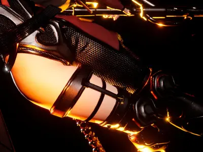 Cosmo Succubus Girl - Game Ready Low-poly 3D model