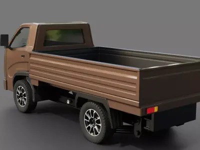 Eicher Pro X EV Pickup Truck 3D model