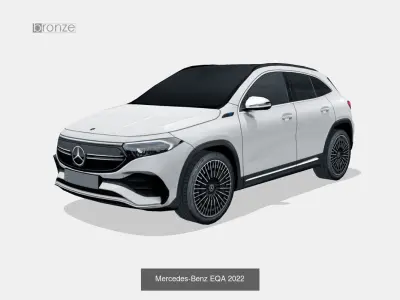 Mercedes-Benz EQ 5 car colection 3D Model Pack