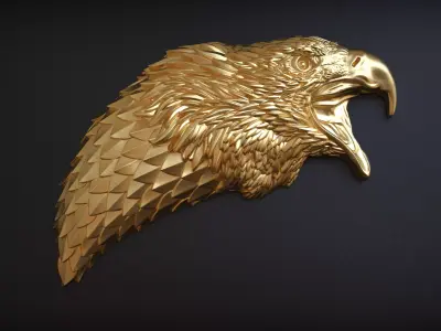 Eagle Pendant for Jewelry and Decorative Printing 3D print model