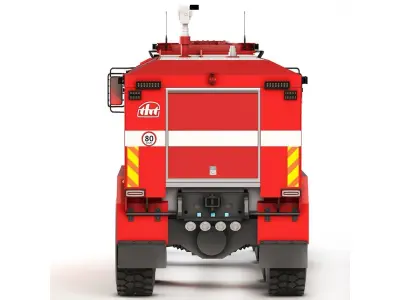 Fire truck Titan CZS 40 2020 3D model