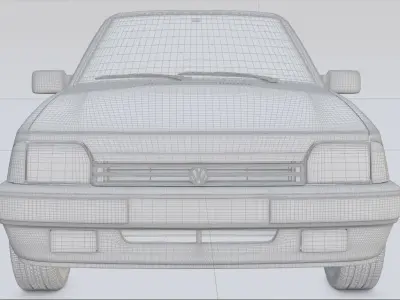 Volkswagen Apollo GLS 1990 - OBJ file only 3D model