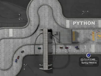 SmartCARS AI Karting Simulations 4 3D model