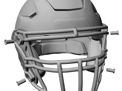Riddell Speed Flex Football Helmet 3D print model