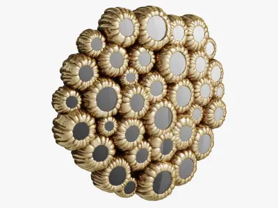 Decorative Mirror Buds 3D model