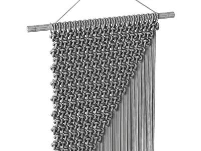 Macrame Low-poly 3D model buy