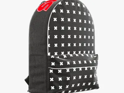 decorative set black 3D model