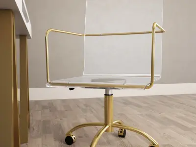 Workplace I Pottery Barn 03 3D model