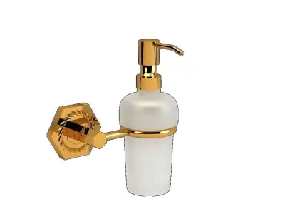 Orchid Spike Liquid Soap Dish 3D model